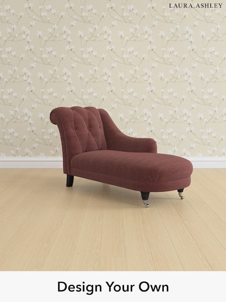 Edwin Chenille/Burgundy Red Gloucester Button Back By Laura Ashley (G52011) | £1,150