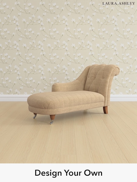 Edwin Chenille/Gold Natural Gloucester Button Back By Laura Ashley (G52014) | £1,150