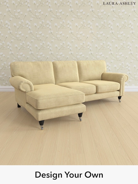 Edwin Chenille/Truffle Natural Kingston By Laura Ashley (G52035) | £2,225