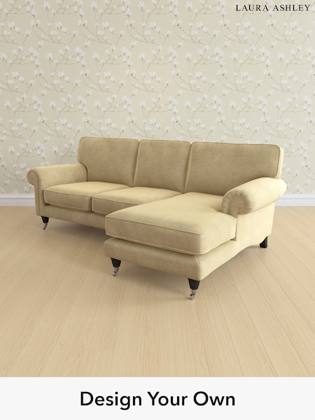 Edwin Chenille/Truffle Natural Kingston By Laura Ashley (G52035) | £2,225