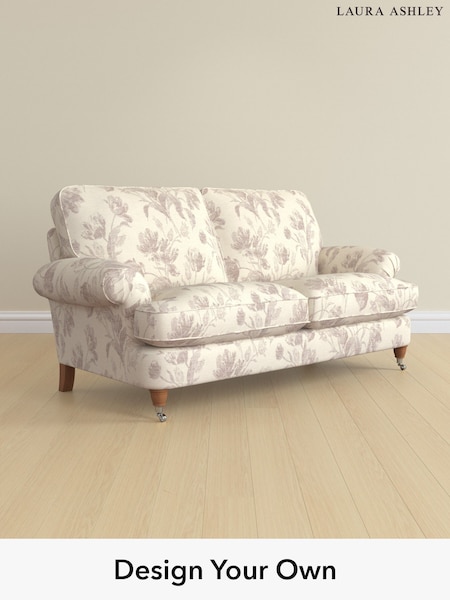 Gosford Weave/Dusky Plum Purple Beaumaris By Laura Ashley (G52053) | £1,325