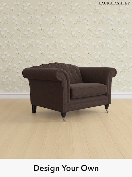 Harley/Chestnut Brown Gloucester Button Back By Laura Ashley (G52068) | £1,100