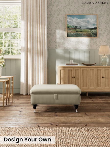 Edwin Herringbone/Natural - Kingston By Laura Ashley