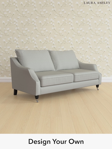 Edwin Herringbone/Pale Steel Grey Beverley By Laura Ashley (G52073) | £1,425