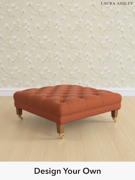 Harley/Terracotta Orange Chatsworth Button Back By Laura Ashley (G52103) | £650