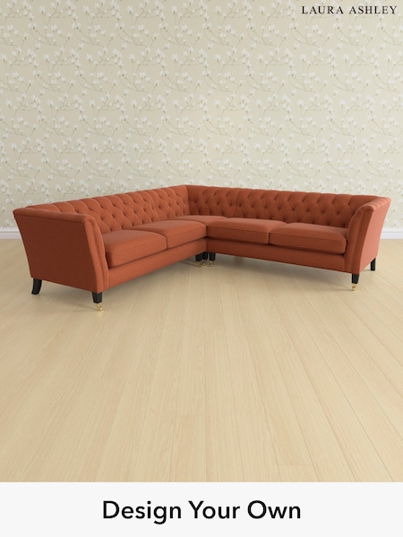 Harley/Terracotta Orange Chatsworth Button Back By Laura Ashley (G52103) | £3,050