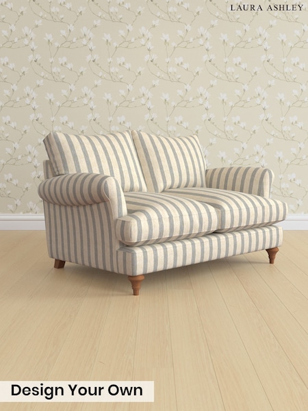 Kinsham Stripe/Seaspray Blue Westley By Laura Ashley (G52153) | £1,300