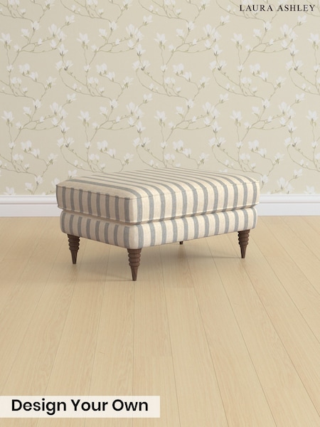 Kinsham Stripe/Seaspray Blue Lynden Scatter Back By Laura Ashley (G52160) | £575