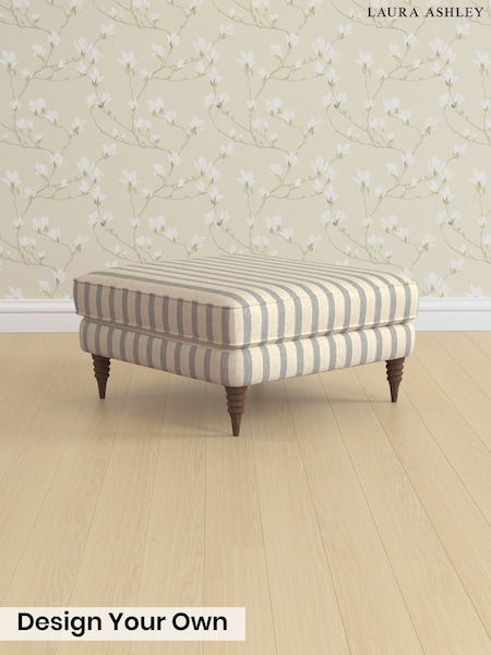 Kinsham Stripe/Seaspray Blue Lynden Scatter Back By Laura Ashley (G52160) | £675