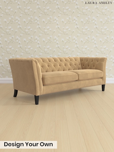 Lundar Chenille/Caramel Natural Chatsworth Button Back By Laura Ashley (G52171) | £1,525