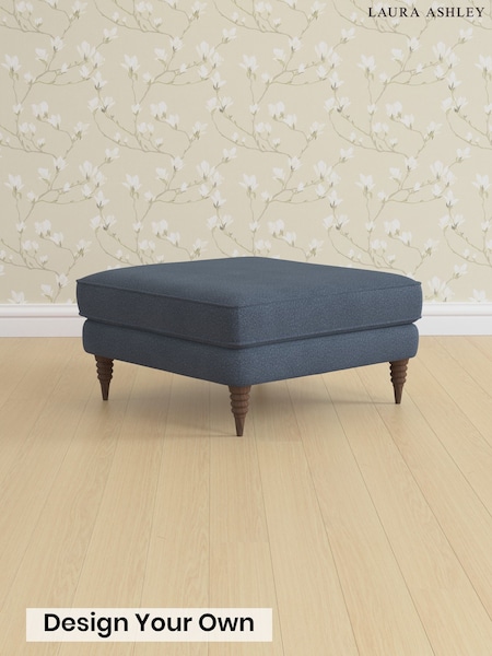 Lundar Chenille/Navy Blue Lynden By Laura Ashley (G52184) | £625