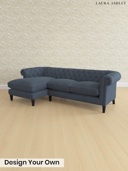 Lundar Chenille/Navy Blue Penarth By Laura Ashley (G52186) | £2,575