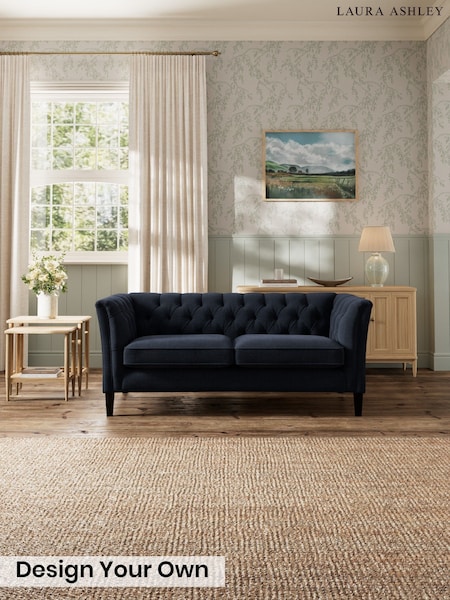 Orla/Midnight Navy - Chatsworth Button Back By Laura Ashley