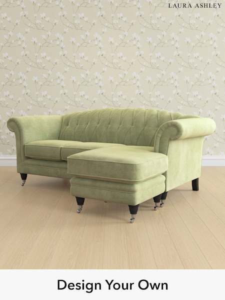 Orla/Pale Hedgerow Green Gloucester Button Back By Laura Ashley (G52251) | £2,100