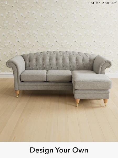 Orla/Pale Steel Grey Gloucester Button Back By Laura Ashley (G52259) | £2,100