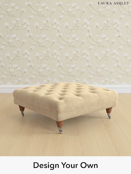 Peyton/Sable Natural Gloucester Button Back By Laura Ashley (G52286) | £550
