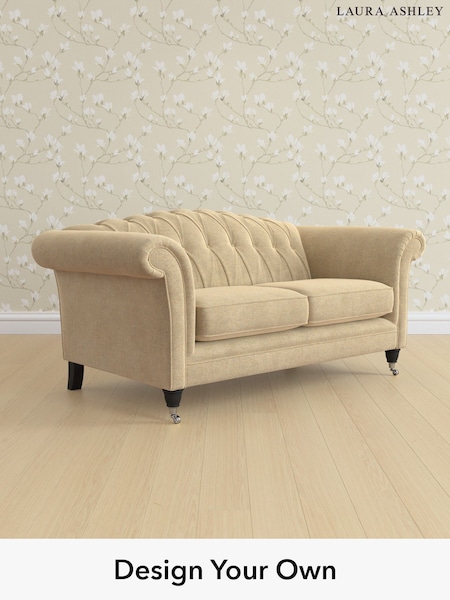 Peyton/Sable Natural Gloucester Button Back By Laura Ashley (G52286) | £1,250