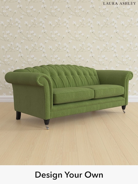 Tichwell/Olive Green Gloucester Button Back By Laura Ashley (G52307) | £1,450