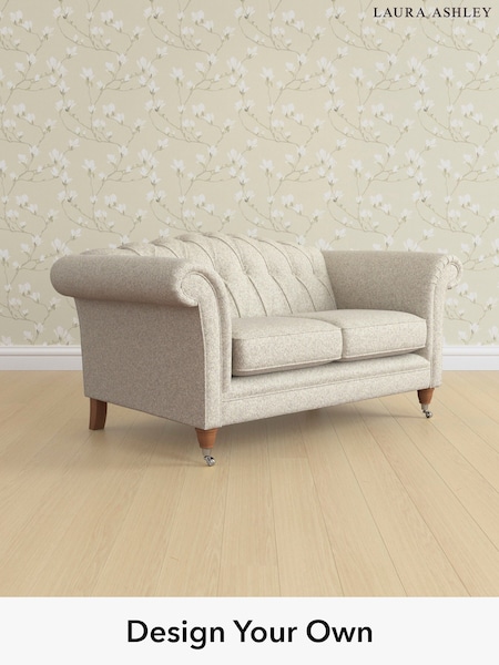 Tichwell/Stone Natural Gloucester Button Back By Laura Ashley (G52312) | £1,150