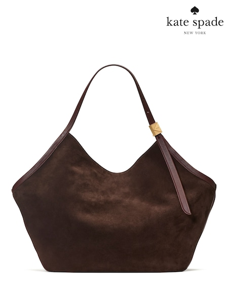 Kate Spade Deco Tulip Tote Brown Bag (G52460) | £495
