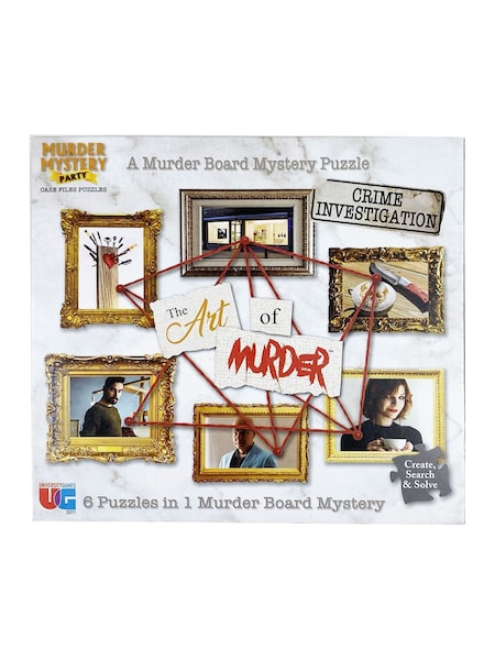 University Games Natural The Art Of Murder Mystery Party Case Files Puzzle (G52478) | £20