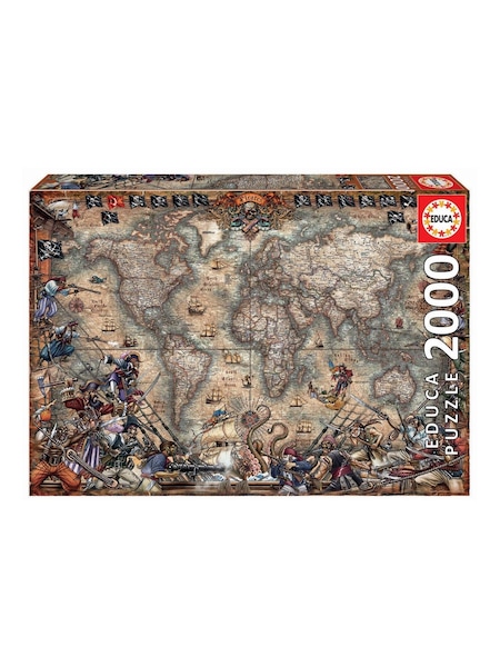 University Games Natural Pirates Map 2000pc Puzzle (G52480) | £20