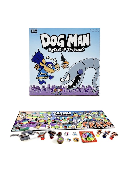 University Games Blue Dog Man Attack of the Fleas Board Game (G52489) | £18