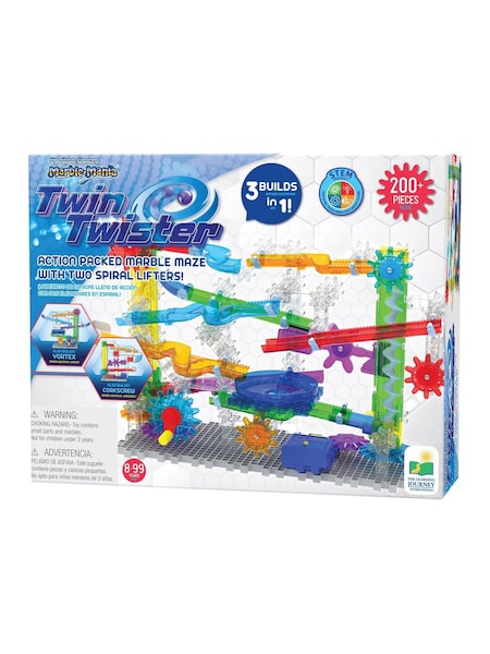 University Games Techno Gears Marble Mania Twin Twister 200 pcs 3 in 1 (G52510) | £50