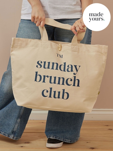 Made Yours Personalised Cotton Canvas Slogan Tote Bag (G52522) | £22