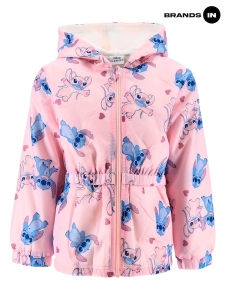 Brands In Pink Disney Stitch Pattern Coat (G52693) | £50