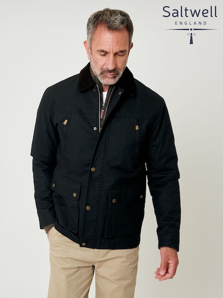 Saltwell Waxed Cord Collar Jacket (G52775) | £85