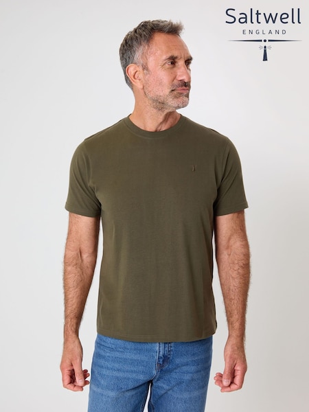 Saltwell Peached Cotton Jersey T-Shirt (G52778) | £20