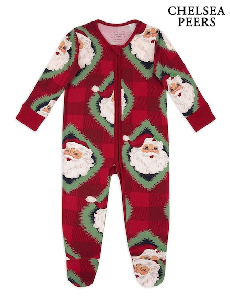 Chelsea Peers Red Christmas Jolly Santa Print Pyjamas (G53061) | £20