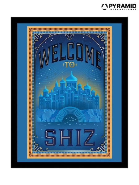 Pyramid International Blue Wicked (Shiz) Collectors Print Framed (G53094) | £17