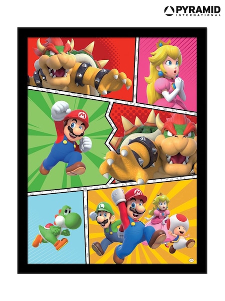 Pyramid International Green Super Mario (Comic Strip) Collector Print (G53103) | £17