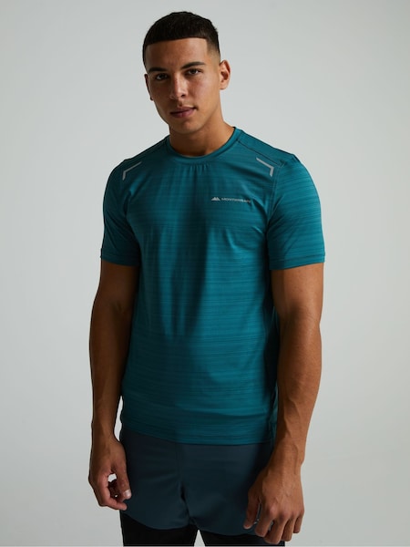 Monterrain Green Lyder 3.0 Space Dye T-Shirt (G53105) | £33