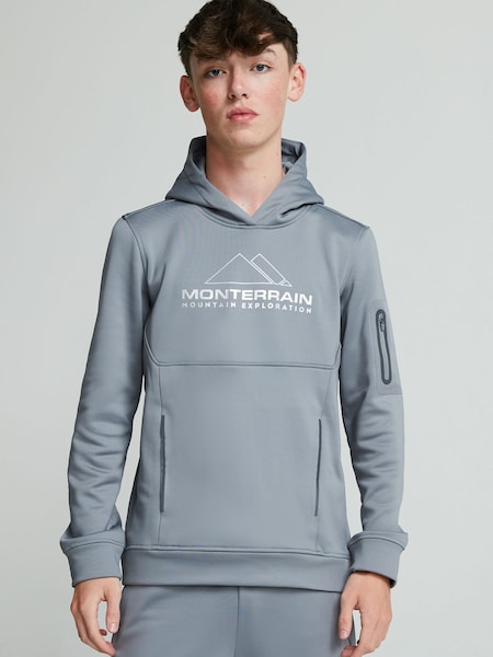 Monterrain Grey Junior Swift Overhead Hoodie (G53111) | £45