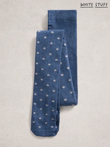 White Stuff Blue Star Cotton Tights (G53161) | £17.50