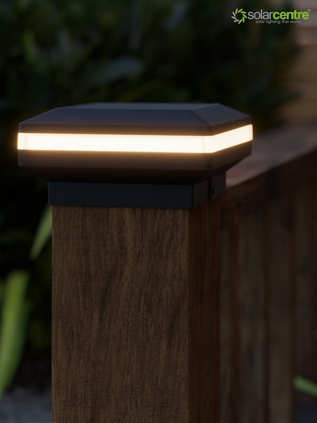 The Solar Centre Warm White Peake Pro Solar Post Cap Light (G53906) | £30