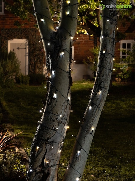 The Solar Centre White Warm Elan USB Solar Dual Fairy Lights 200 LED (G53909) | £30