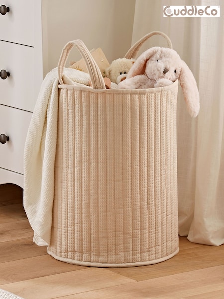 Cuddleco Set of 2 Waffle Large Storage Baskets (G54192) | £30