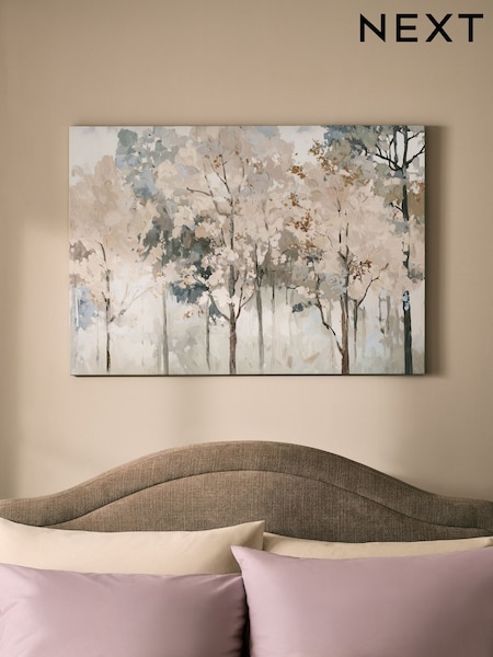 Textured Hand Paint Trees Landscape Wall Art