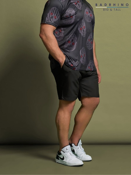 BadRhino Big & Tall Black Golf Shorts (G54488) | £34