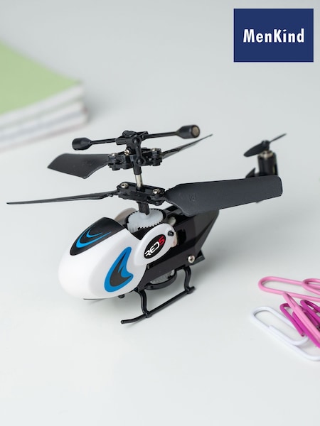MenKind Black and White RED5 Micro Helicopter Fun 3.5 Channel Aerial Flips (G54671) | £20