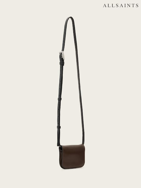 AllSaints Brown Maeve Card Cross-Body Bag (G54947) | £79