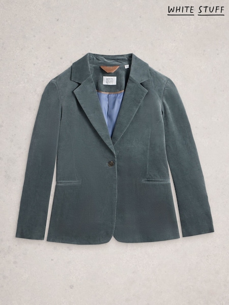 White Stuff Green Evelyn Cord Blazer (G55033) | £100