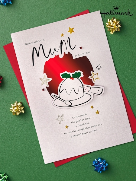 Hallmark Cream With Love Mum Special Sentiment Christmas Card (G55048) | £6