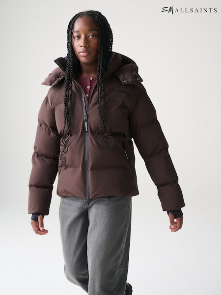 Dark Brown - Smallsaints Underground Short Padded Coat