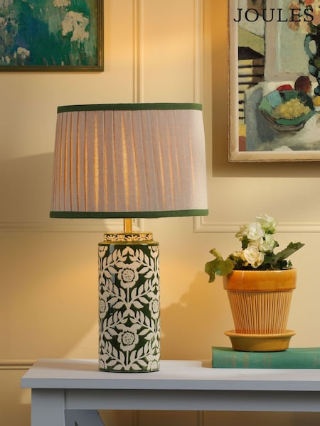 Joules Green Highclere Table Lamp (G55588) | £95