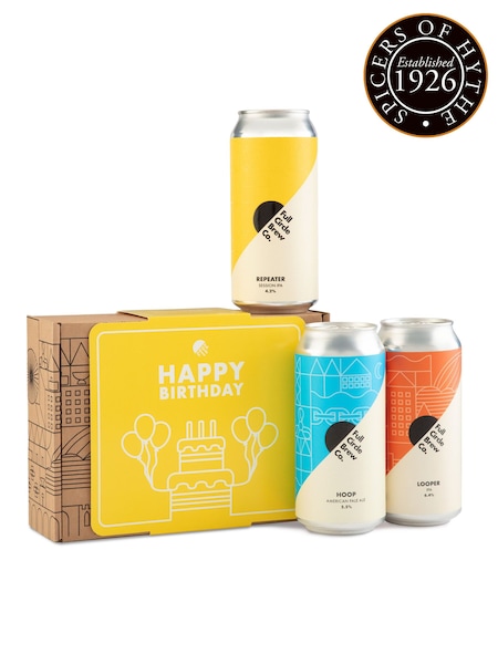 Spicers of Hythe Limited Full Circle Brewery Happy Birthday 3 Can Gift Pack (G55663) | £24